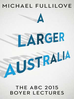 cover image of A Larger Australia